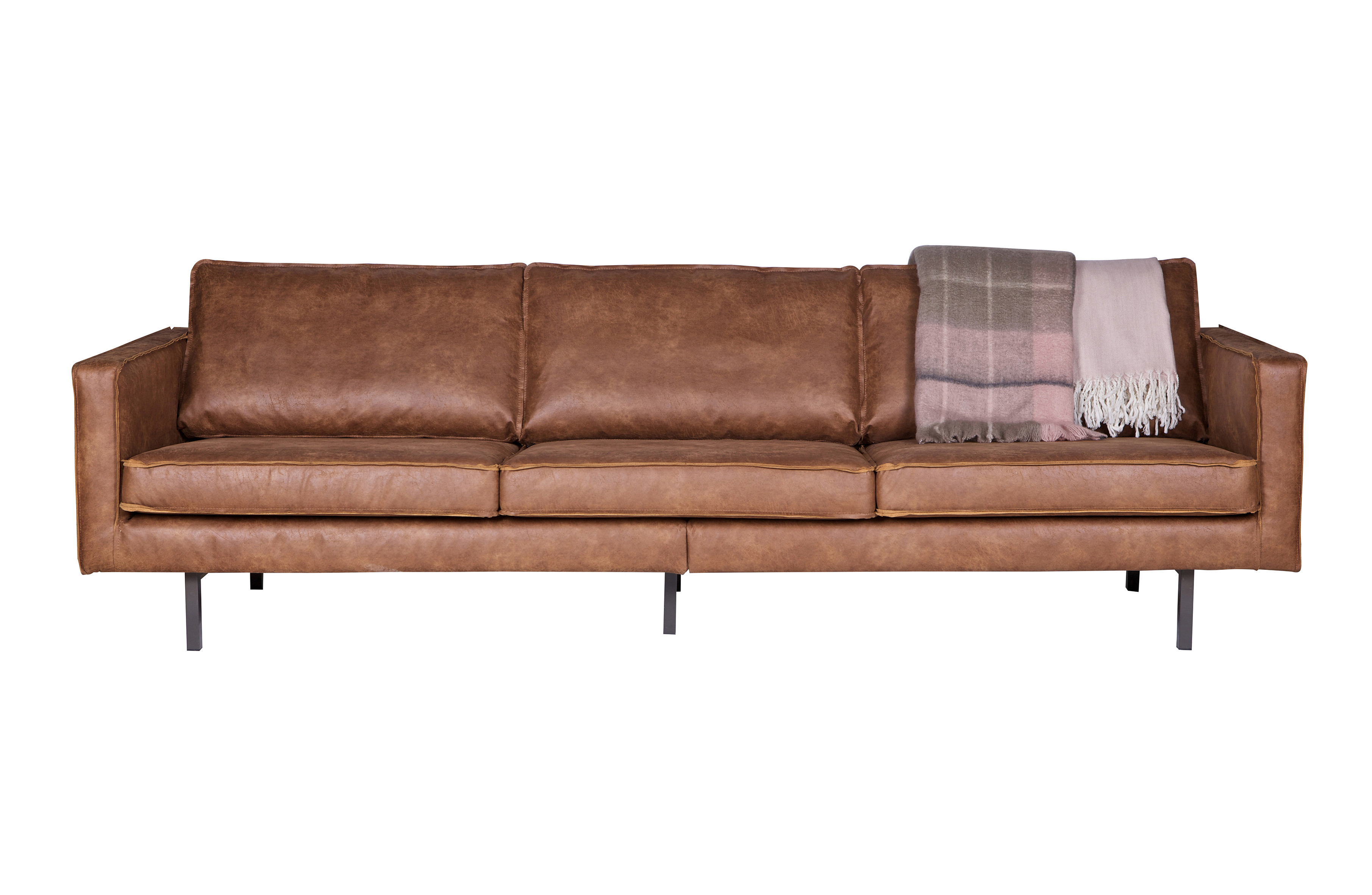 Rent a Sofa 3seater Rodeo cognac? Rent at KeyPro furniture rental!