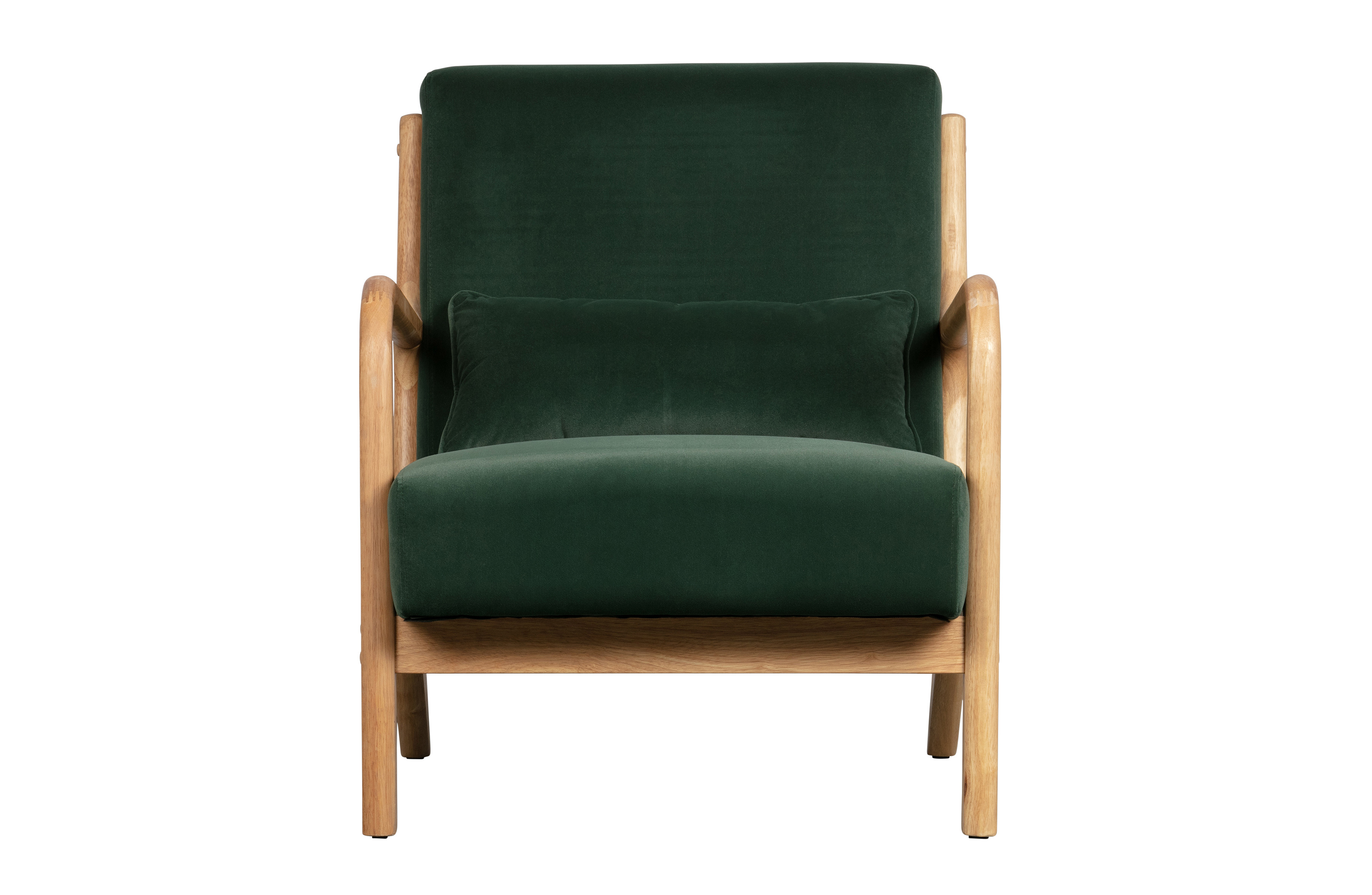 Fauteuil Mark fluweel groen huren? Huur bij KeyPro meubelhuur!