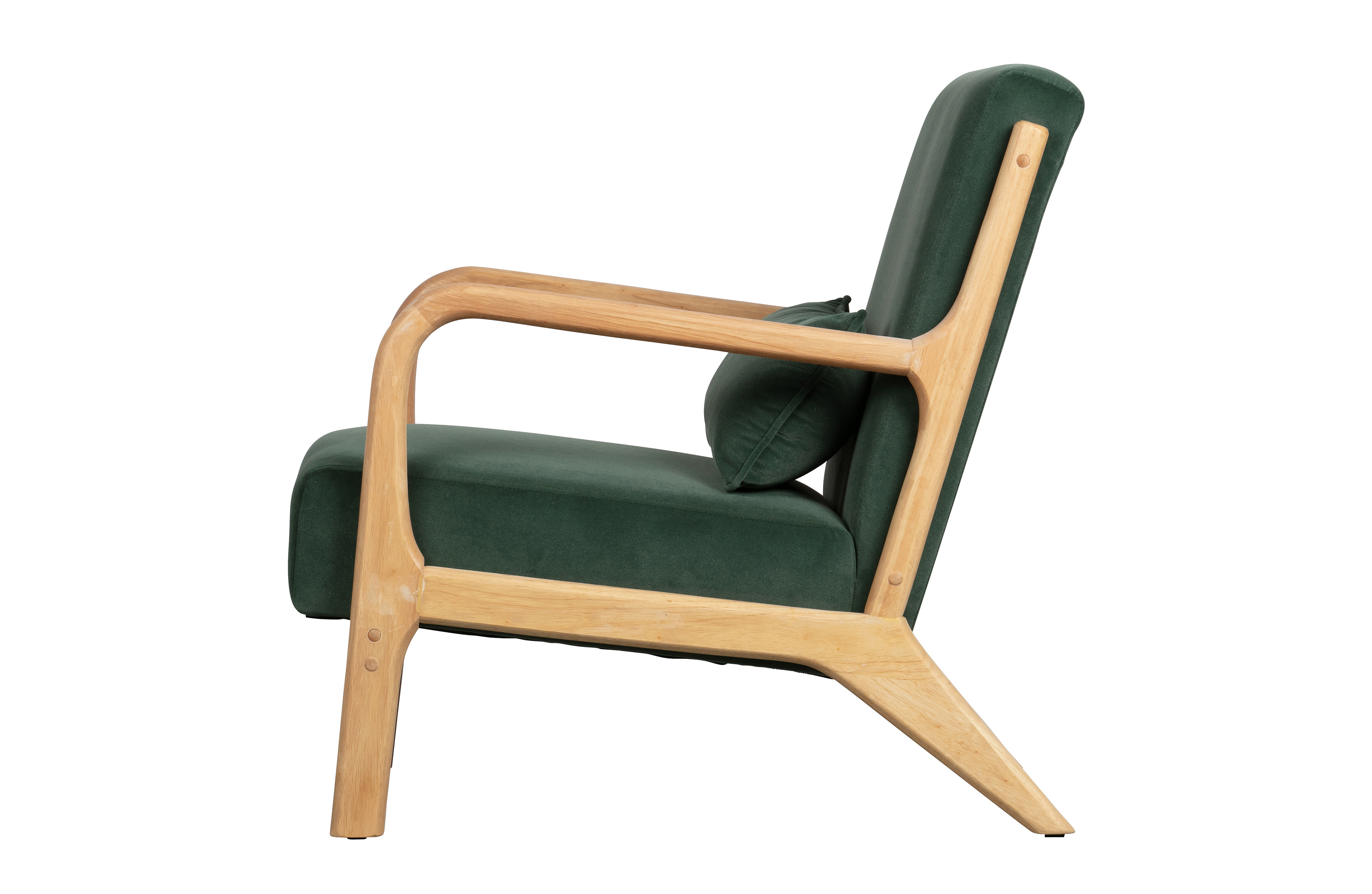 Fauteuil Mark fluweel groen huren? Huur bij KeyPro meubelhuur!