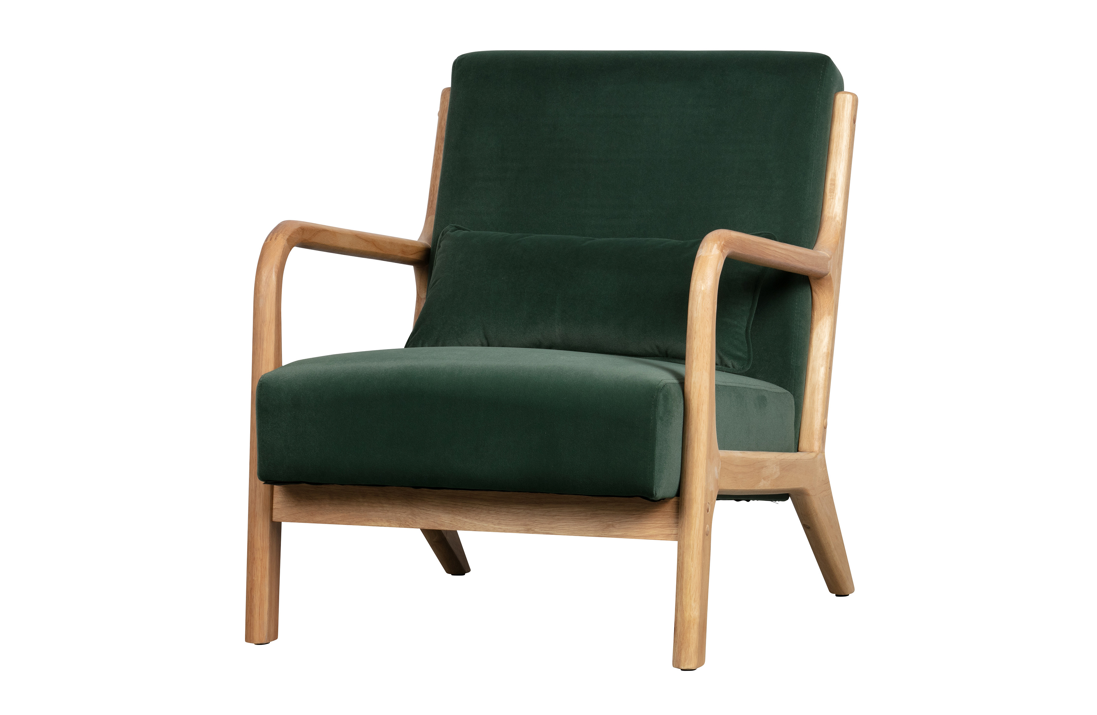 Fauteuil Mark fluweel groen huren? Huur bij KeyPro meubelhuur!