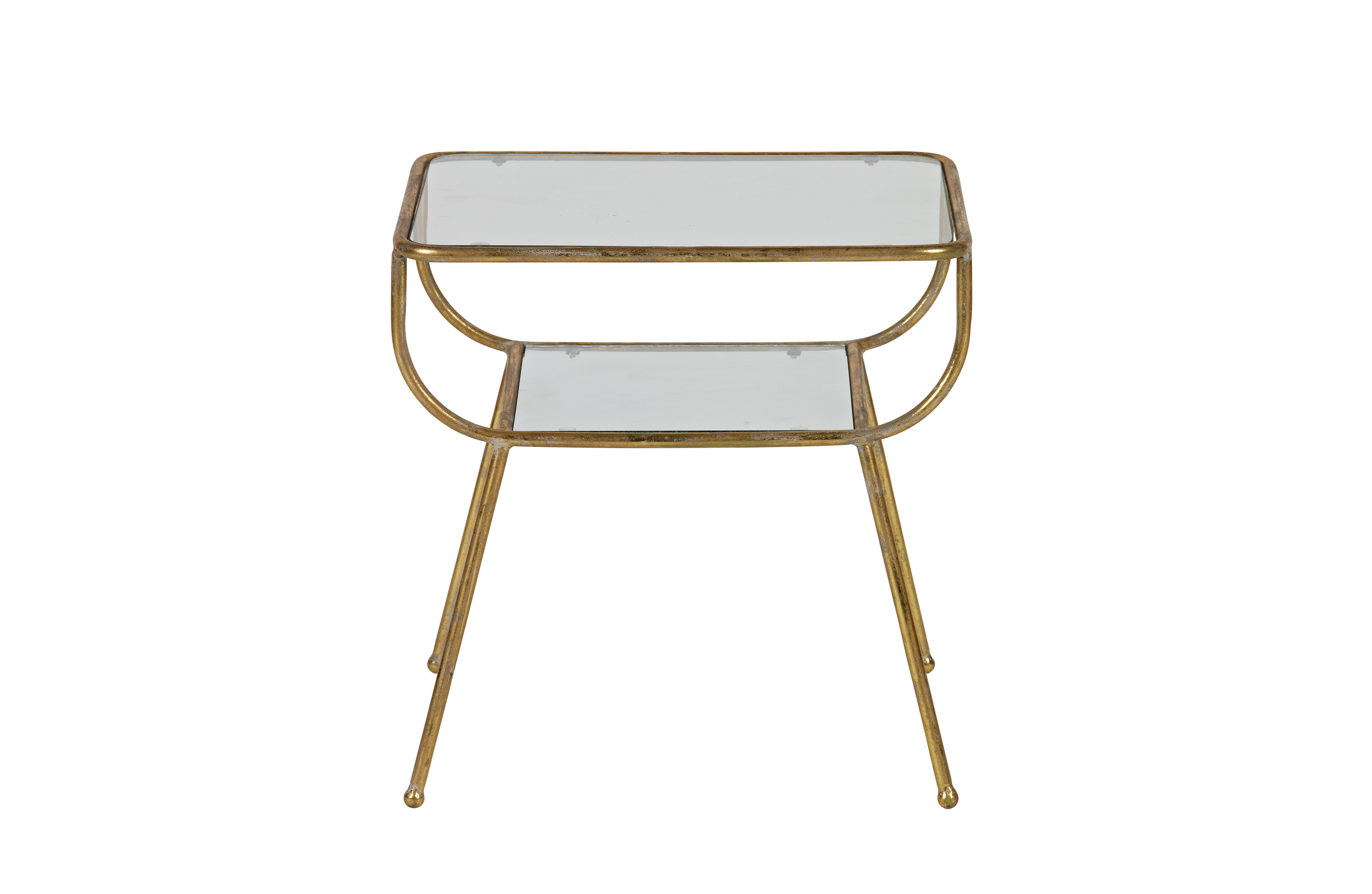 Rent a Side table Amazing metalglass antique brass? Rent at KeyPro furniture rental!