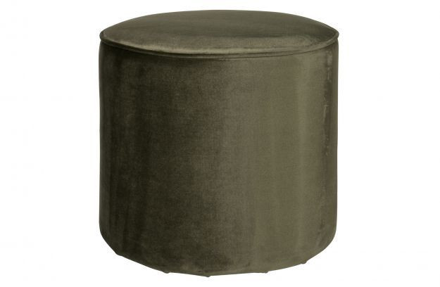 Poef Sara hoog warm groen huren? Huur bij KeyPro meubelhuur!