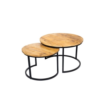 Rent a Side tables set v2 wood? Rent at KeyPro furniture rental!